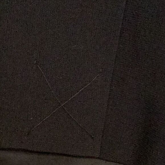 NWT Talbots Black Sheath Dress Tie Front Detail Size 10 - Picture 10 of 10